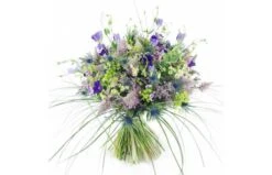 Bouquet ChampĂŞtre Mauve & Bleu "Vigo"