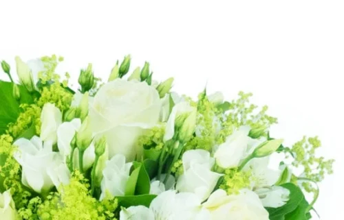 Bouquet De Fleurs Blanches "Clarté" 5 Bouquet De Fleurs Blanches "Clarté" -Boutique Fleur Deuil bouquet de fleurs blanches clarte 2