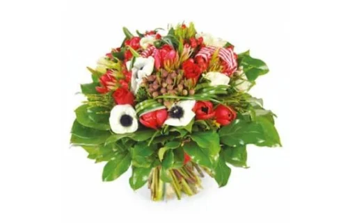 Bouquet De Fleurs Rouges Evidence