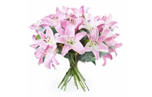Bouquet De Lys Rose "Bruxelles"