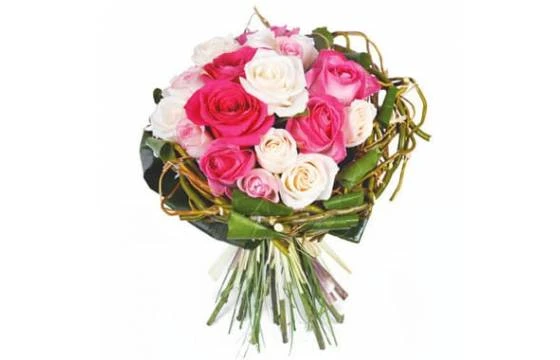 Bouquet De Roses Blanches Et Roses Dolce Vita 1 Bouquet De Roses Blanches Et Roses Dolce Vita