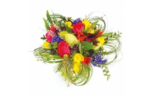Bouquet Rond Coloré Sourire
