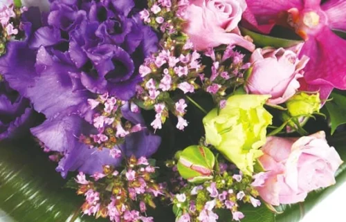 Bouquet Rond Perle D'O -Boutique Fleur Deuil bouquet rond perle d o 2