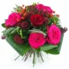 Bouquet Rond Rouge & Fuchsia "Nuremberg"