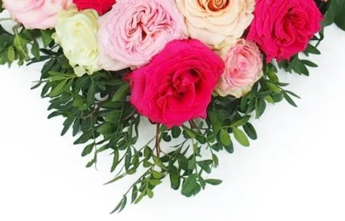 Cœur De Deuil Dans Les Camaïeux De Rose "Agora" 5 Cœur De Deuil Dans Les Camaïeux De Rose "Agora" -Boutique Fleur Deuil coeur de deuil dans les camaieux de rose agora 2