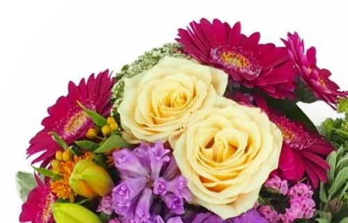 Cœur De Fleurs Fuchsia, Orange & Mauve "Périclès" 5 Cœur De Fleurs Fuchsia, Orange & Mauve "Périclès" -Boutique Fleur Deuil coeur de fleurs fuchsia orange mauve pericles 2