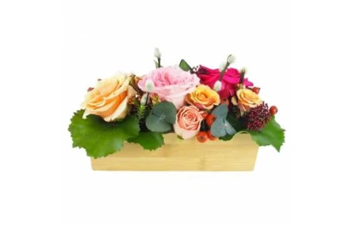 Composition Allongée De Rose "Sao Polo"