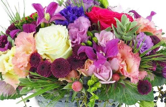 Composition De Fleurs Mauve "Orlando" 2 Composition De Fleurs Mauve "Orlando" – Image 2