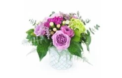 Composition De Fleurs Mauves "Seattle"