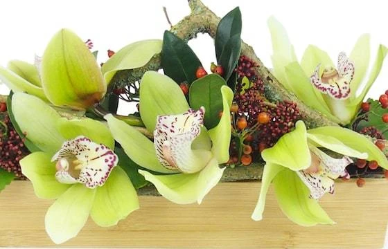 Composition De Fleurs Vertes "Détroit" 2 Composition De Fleurs Vertes "Détroit" – Image 2