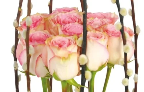 Composition De Roses Roses Cage D'Amour 5 Composition De Roses Roses Cage D'Amour -Boutique Fleur Deuil composition de roses roses cage d amour 2