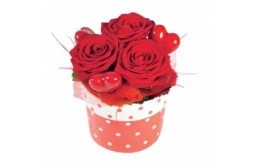 Composition De Roses Rouges Roméo