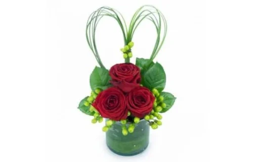 Composition De Roses Rouges Vérone