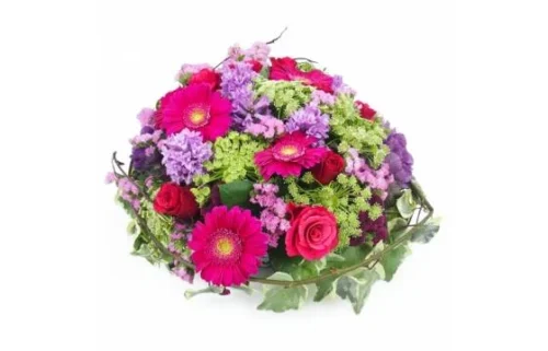 Composition Florale Fuchsia & Mauve "Vancouver"