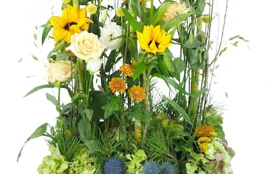 Composition Florale Orange "Amarillo" 2 Composition Florale Orange "Amarillo" – Image 2