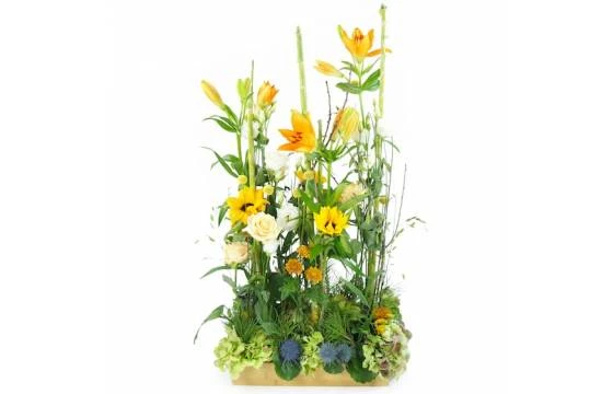 Composition Florale Orange "Amarillo" 1 Composition Florale Orange "Amarillo"