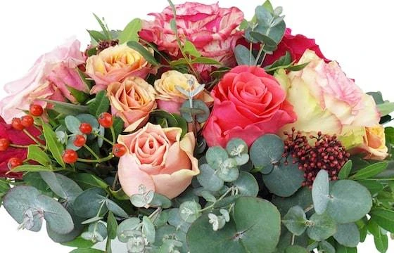 Composition Florale Ronde De Rose "Caracas" 2 Composition Florale Ronde De Rose "Caracas" – Image 2