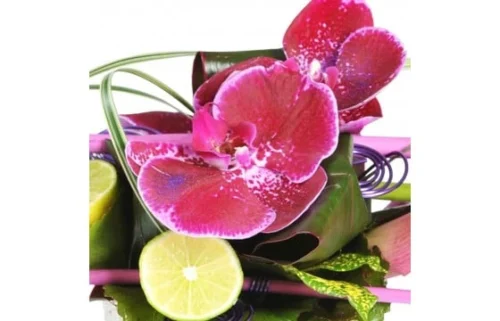 Composition Florale Chrysalide -Boutique Fleur Deuil composition florale rose et blanche chrysalide 2