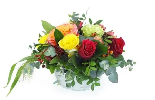 Composition Roses Colorées "El Paso"