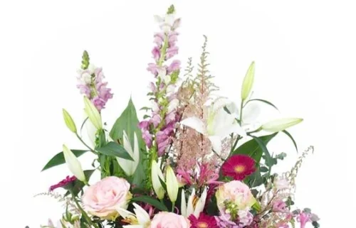 Coussin De Fleurs Pastels En Hauteur "Tirynthe" -Boutique Fleur Deuil coussin de fleurs pastels en hauteur tirynthe 2