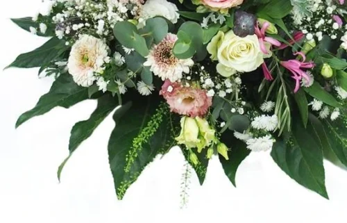 Coussin De Fleurs Piquées "Vénus" -Boutique Fleur Deuil coussin de fleurs piquees venus 2