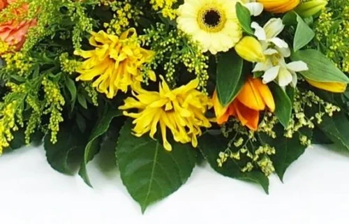 Coussin En Hauteur Jaune & Orange "Apollon" -Boutique Fleur Deuil coussin en hauteur jaune orange apollon 3