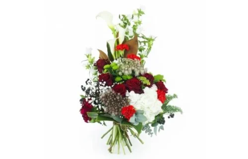 Gerbe De Fleurs à La Main "Hermès"