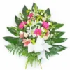 Gerbe De Fleurs Roses & Blanches