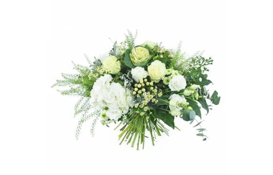 Grand Bouquet De Fleurs Blanc & Vert "Braga" 1 Grand Bouquet De Fleurs Blanc & Vert "Braga"